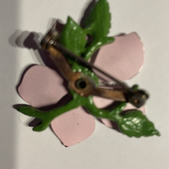 Vintage Pink Dogwood Pin - Picture 2 of 3